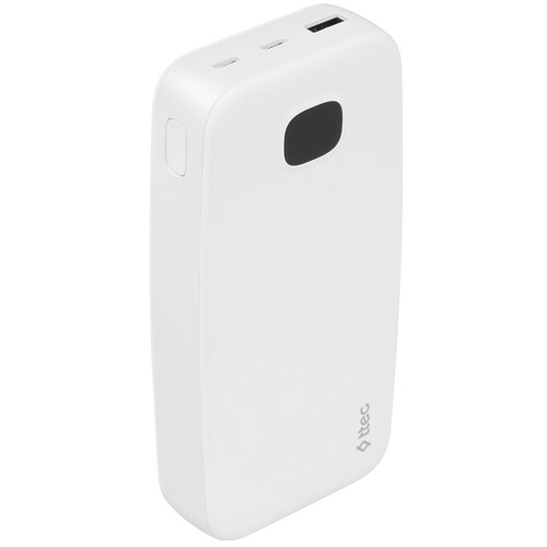 Купить Портативный аккумулятор TTEC ChargeUp Pro LCD белый  9202690. Характеристики, отзывы и цены в Донецке