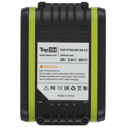 Купить Аккумулятор TopON TOP-PTGD-WX-20-3.0  9002636. Характеристики, отзывы и цены в Донецке