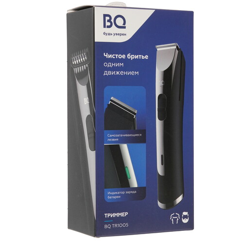 Купить Триммер BQ TR1005 черный/серебристый  9279566. Характеристики, отзывы и цены в Донецке