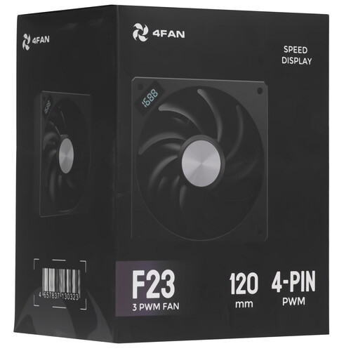 Купить Комплект вентиляторов 4FAN F23 [F2312B3] черный  9291291. Характеристики, отзывы и цены в Донецке