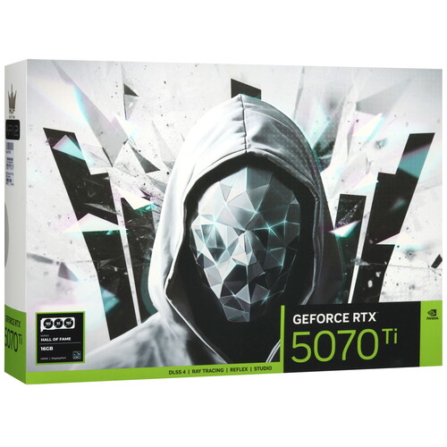 Купить Видеокарта KFA2 GeForce RTX 5070 Ti HOF OC Style White [57IZN6MDDPWK]  5638554. Характеристики, отзывы и цены в Донецке