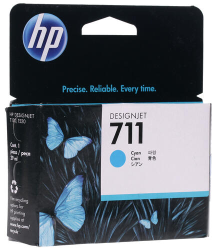 Купить Картридж HP 711 (CZ130AE) голубой  0185911. Характеристики, отзывы и цены в Донецке