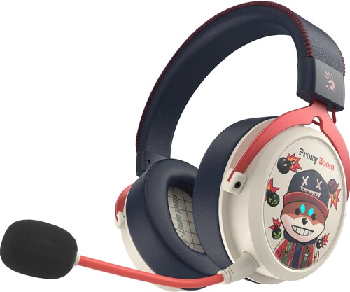 Купить Беспроводные/проводные наушники A4Tech Bloody MR595 бежевый 2024  5636644. Характеристики, отзывы и цены в Донецке