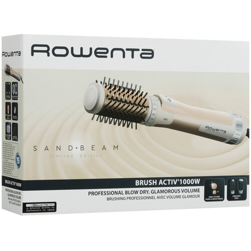 Купить Фен-щетка Rowenta CF9523F0 золотистый/белый  5600275. Характеристики, отзывы и цены в Донецке