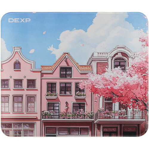 Купить Коврик DEXP Cartoon Cities (M) разноцветный  9286077. Характеристики, отзывы и цены в Донецке