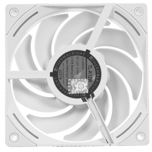 Купить Вентилятор Thermalright TL-K12W  белый  5615332. Характеристики, отзывы и цены в Донецке
