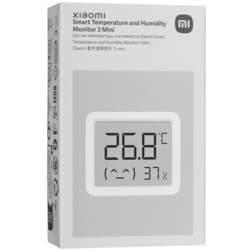 Купить Датчик Xiaomi Smart Temperature and Humidity Monitor 3 Mini  5632048. Характеристики, отзывы и цены в Донецке