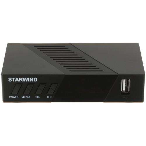 Купить Приставка для цифрового ТВ Starwind CT-140 черный  8130297. Характеристики, отзывы и цены в Донецке