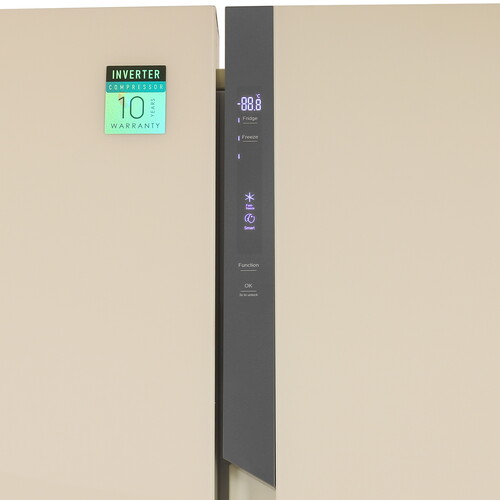 Купить Холодильник Side by Side   DEXP SBS6-63AMG бежевый  5401313. Характеристики, отзывы и цены в Донецке