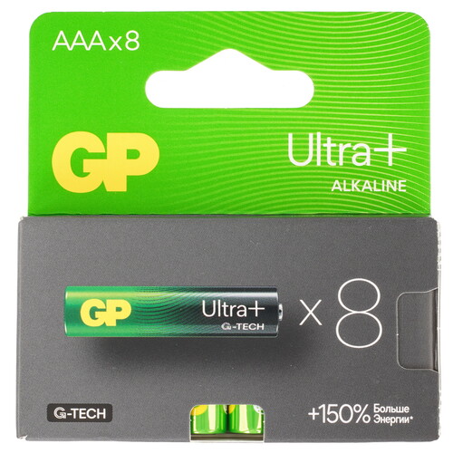 Купить Батарейка GP Ultra Plus Alkaline AAA (LR03/FR03)  9105861. Характеристики, отзывы и цены в Донецке