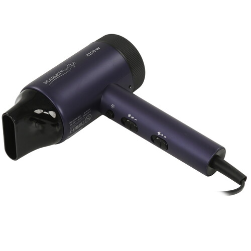 Купить Фен Scarlett SC-HD70I61 синий/черный  9276019. Характеристики, отзывы и цены в Донецке