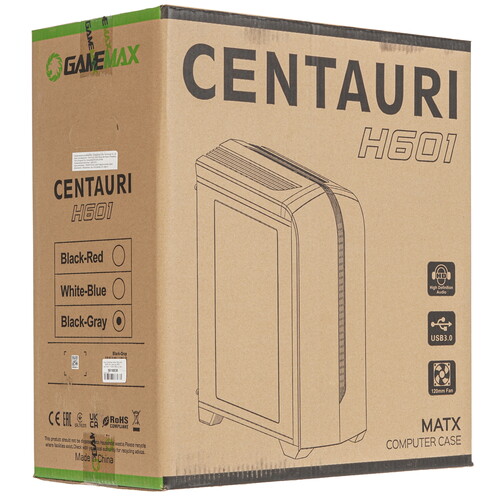 Купить Корпус GameMax Centauri BG  5618836. Характеристики, отзывы и цены в Донецке