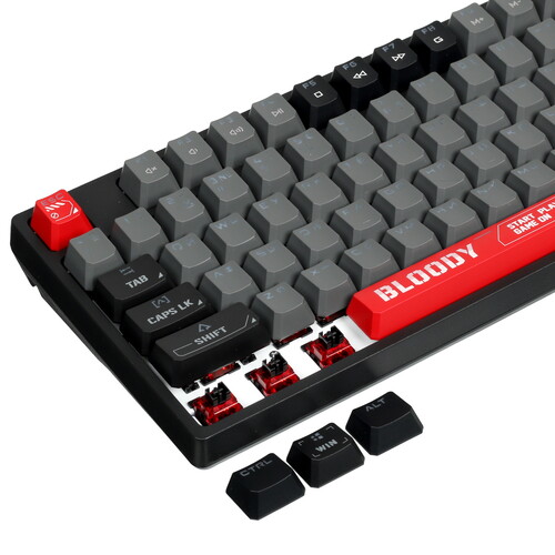 Купить Клавиатура  проводная A4Tech Bloody S87 Energy  5439864. Характеристики, отзывы и цены в Донецке