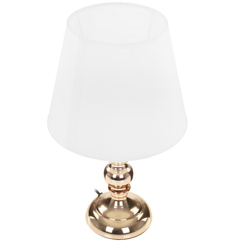 Купить Настольный светильник RISALUX Адель золотистый  9176711. Характеристики, отзывы и цены в Донецке