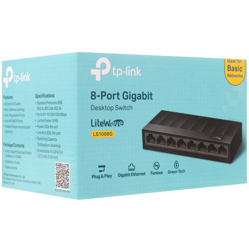 Купить Коммутатор TP-Link LS1008G  8158608. Характеристики, отзывы и цены в Донецке