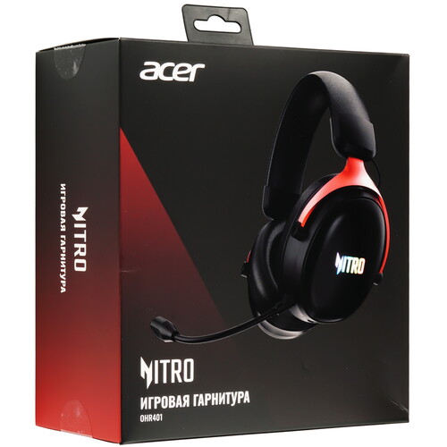 Купить Беспроводные/проводные наушники Acer Nitro OHR401 черный 2024  5614403. Характеристики, отзывы и цены в Донецке