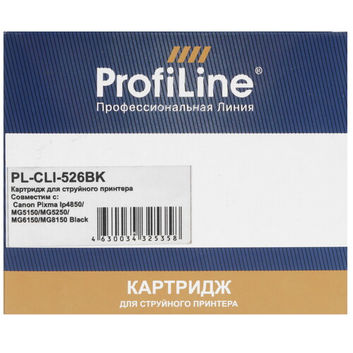Купить Картридж ProfiLine PL-CLI-526BK черный  9129065. Характеристики, отзывы и цены в Донецке