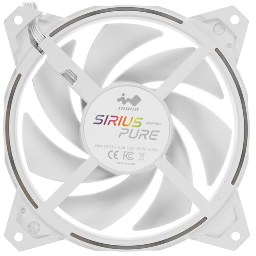Купить Комплект вентиляторов InWin Sirius Pure ASP120 [ASP120FAN-3PK] белый  5615550. Характеристики, отзывы и цены в Донецке