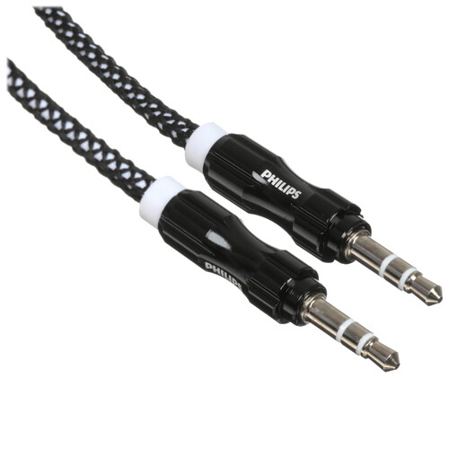 Купить Кабель   Philips jack 3.5 мм - jack 3.5 мм черный  5604563. Характеристики, отзывы и цены в Донецке