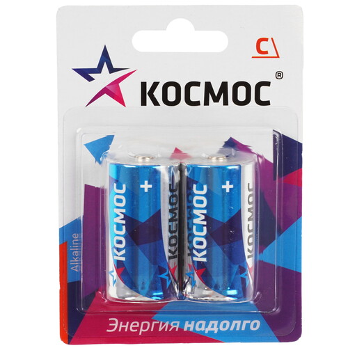 Купить Батарейка Космос LR14 C (LR14/ER26500/R14)  9117640. Характеристики, отзывы и цены в Донецке