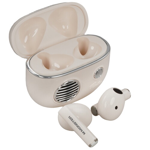 Купить Наушники TWS MONSTER N-lite 213 бежевый 2025  9309082. Характеристики, отзывы и цены в Донецке