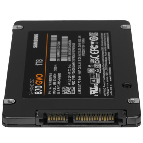 Купить 1000 ГБ 2.5" SATA накопитель Samsung 870 QVO [MZ-77Q1T0BW]  5065230. Характеристики, отзывы и цены в Донецке