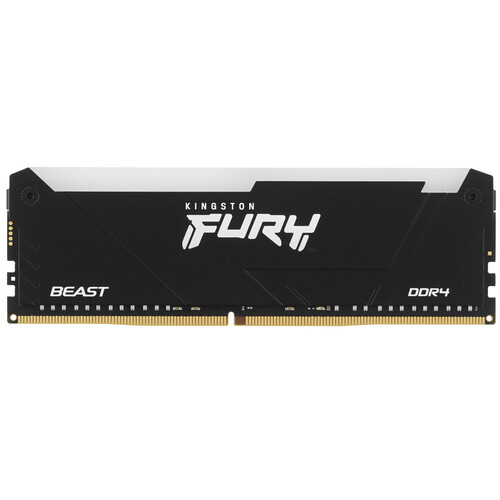 Купить Оперативная память Kingston FURY Beast Black RGB [KF436C18BB2A/32] 32 ГБ  9100101. Характеристики, отзывы и цены в Донецке