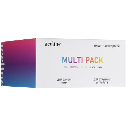 Купить Набор картриджей Aceline NS-PGI-450XL/CLI-451XL голубой, желтый, пурпурный, черный  9216288. Характеристики, отзывы и цены в Донецке