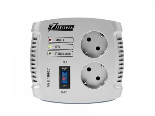 Купить Стабилизатор напряжения PowerMan AVS 1000C  7908830. Характеристики, отзывы и цены в Донецке