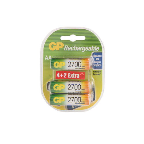 Купить Аккумулятор GP 270AAHC4/2-2CR6 2700 мА*ч  1194840. Характеристики, отзывы и цены в Донецке