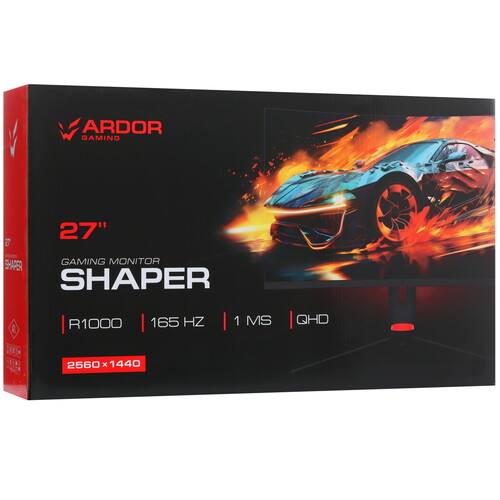 Купить 27" Монитор ARDOR GAMING SHAPER AQ27H4 черный  5411413. Характеристики, отзывы и цены в Донецке