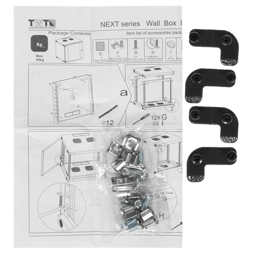 Купить Шкаф коммутационный Lanmaster Next TWT-CBWNG-6U-6x4-BK  1614811. Характеристики, отзывы и цены в Донецке