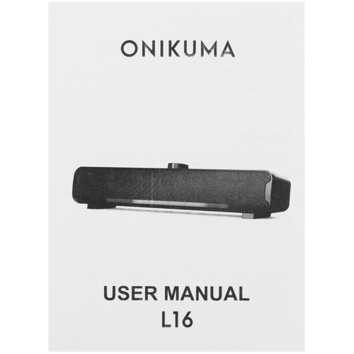 Купить Саундбар Onikuma L16 черный  5618876. Характеристики, отзывы и цены в Донецке