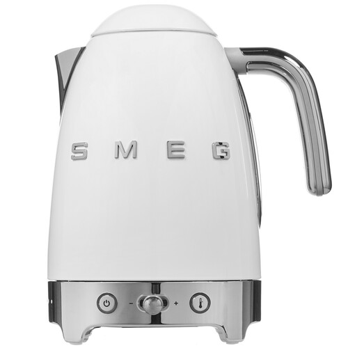 Купить Электрочайник Smeg KLF04WHEU белый  8115934. Характеристики, отзывы и цены в Донецке