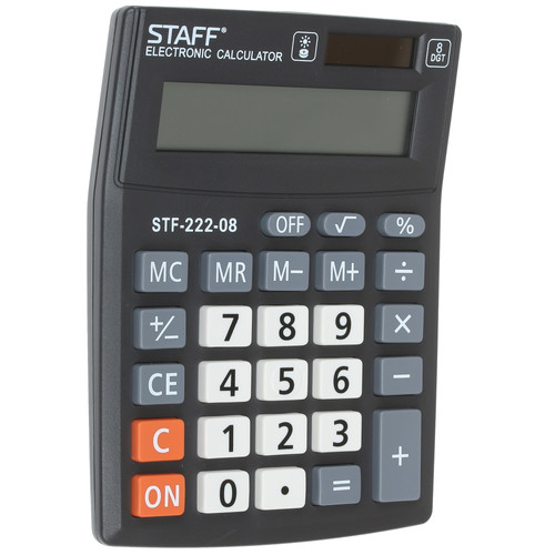 Купить Калькулятор бухгалтерский STAFF PLUS STF-222  1281085. Характеристики, отзывы и цены в Донецке