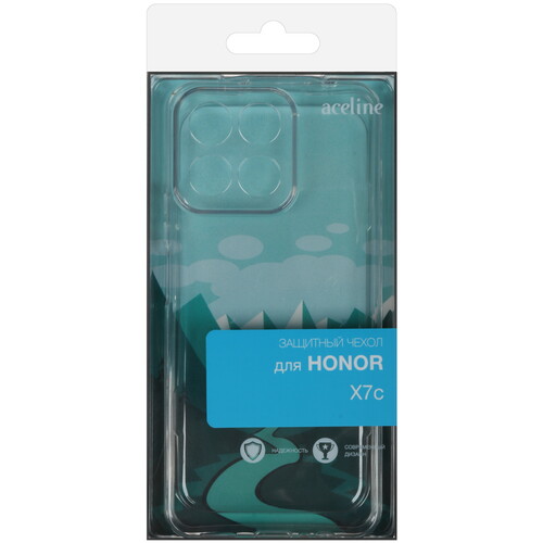 Купить Накладка  Aceline Silicone для HONOR X7c прозрачный  5487879. Характеристики, отзывы и цены в Донецке