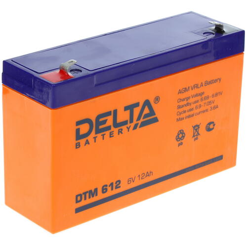 Купить Аккумуляторная батарея для ИБП Delta DTM 612  1184895. Характеристики, отзывы и цены в Донецке