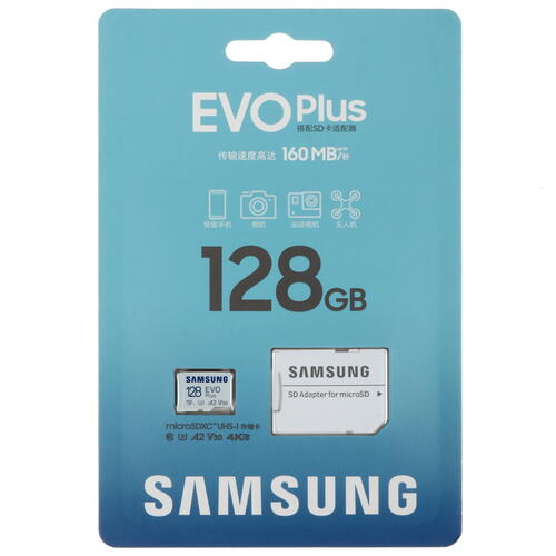 Купить Карта памяти Samsung EVO Plus microSDXC 128 ГБ [MB-MC128SA/CN]  5463935. Характеристики, отзывы и цены в Донецке