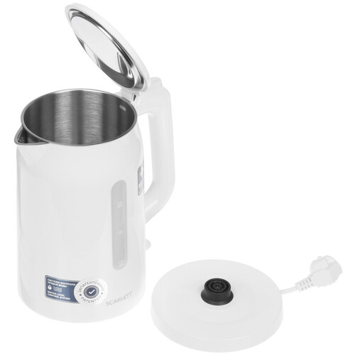 Купить Электрочайник Scarlett SC-EK21S31 белый  9127702. Характеристики, отзывы и цены в Донецке
