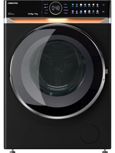 Купить Стирально-сушильная машина HIBERG i-DDQ10 - 10714 B черный  9238395. Характеристики, отзывы и цены в Донецке