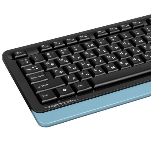 Купить Клавиатура+мышь беспроводная   A4Tech Fstyler FG1035 черный  5424251. Характеристики, отзывы и цены в Донецке