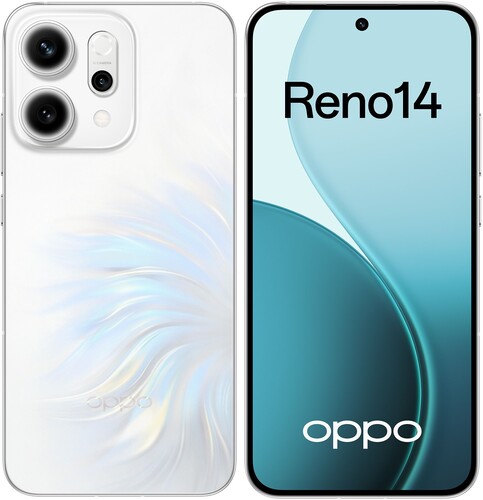 Купить 6.6" Смартфон OPPO Reno14 512 ГБ белый  5632361. Характеристики, отзывы и цены в Донецке