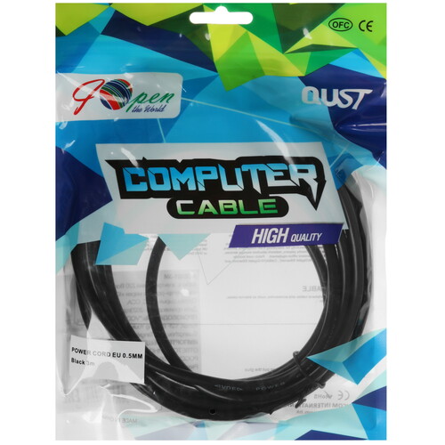 Купить Кабель питания iOpen IEC 320 C13 - CEE 7/7  5471651. Характеристики, отзывы и цены в Донецке