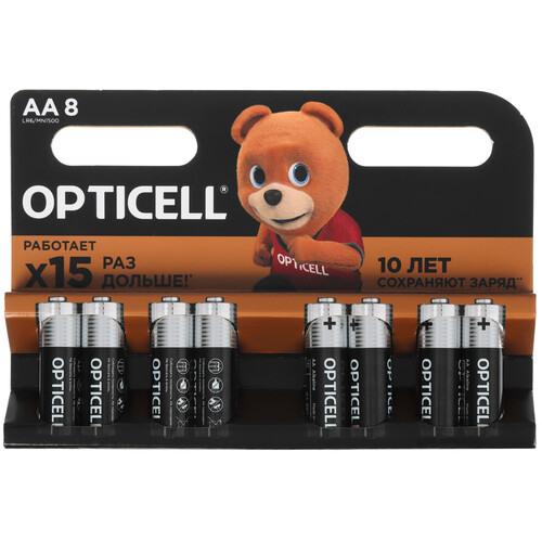 Купить Батарейка Opticell Basic AA (LR6/ER14505/FR6/R6P)  5447127. Характеристики, отзывы и цены в Донецке