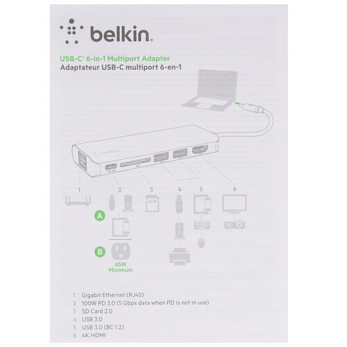 Купить Док-станция Belkin AVC008btSGY  5337558. Характеристики, отзывы и цены в Донецке