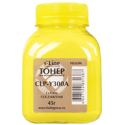 Купить Тонер Булат s-Line BASMCLP300160 желтый  5601044. Характеристики, отзывы и цены в Донецке