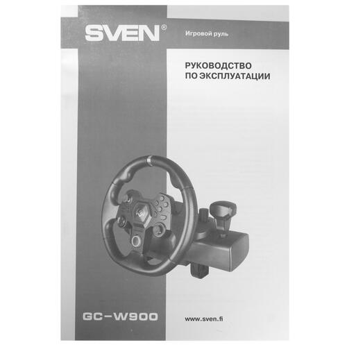 Купить Руль SVEN GC-W900 черный  4732207. Характеристики, отзывы и цены в Донецке
