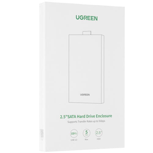 Купить 2.5" Внешний бокс Ugreen CM237  4866691. Характеристики, отзывы и цены в Донецке