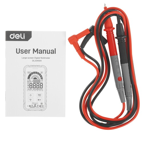Купить Мультиметр Deli DL334504  9310955. Характеристики, отзывы и цены в Донецке