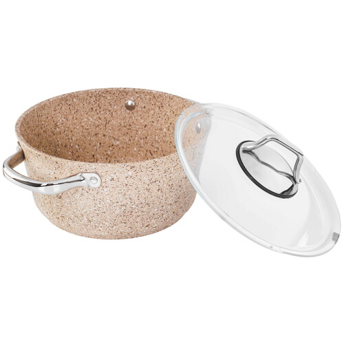 Купить Кастрюля Dariis Cremanova HUR-A-15400 2.4 л 20 см бежевый  9174046. Характеристики, отзывы и цены в Донецке